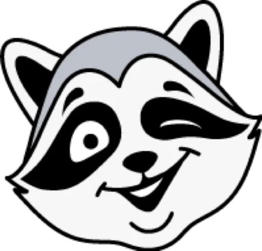 😉 Стикер «raccoon» для Telegram
