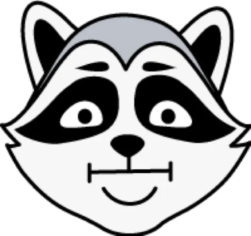 😐 Стикер «raccoon» для Telegram