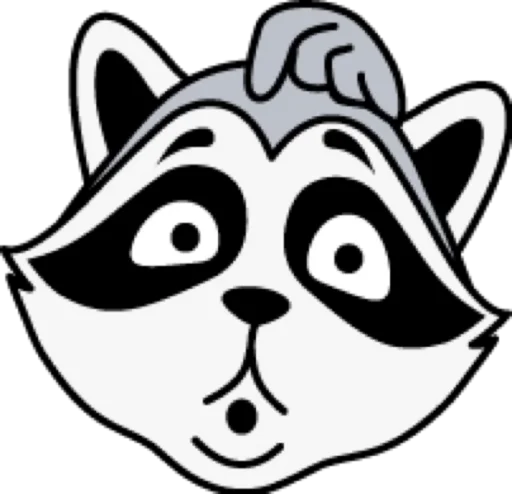 🤨 Стикер «raccoon» для Telegram