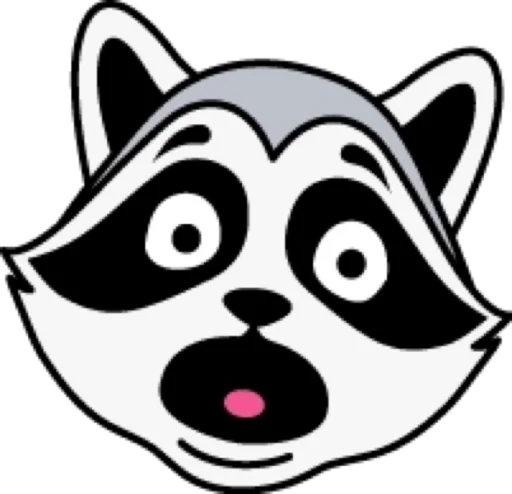 😳 Стикер «raccoon» для Telegram
