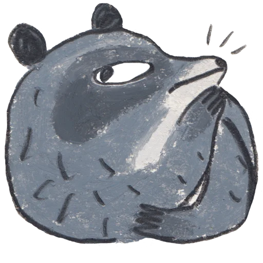 🤔 Стикер «racoon osier forest» для Telegram