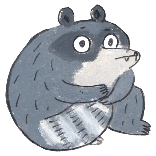 😲 Стикер «racoon osier forest» для Telegram