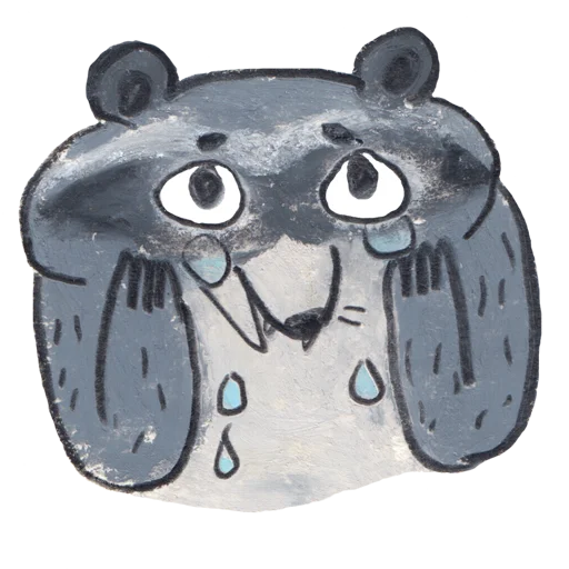 😭 Стикер «racoon osier forest» для Telegram