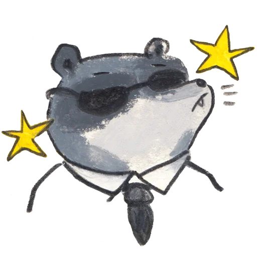 😎 Стикер «racoon osier forest» для Telegram
