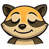🙂 Эмодзи «енот Андрей» для Telegram