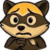 🙏 Эмодзи «енот Андрей» для Telegram