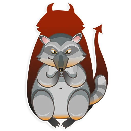 😈 Стикер «Вафелька» для Telegram