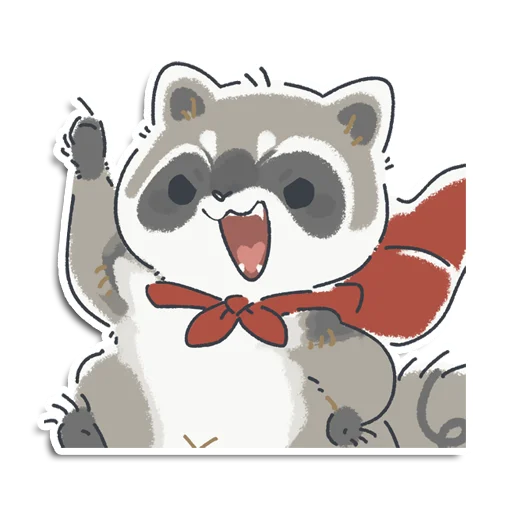 🤠 Стикер «Енотик Йен» для Telegram