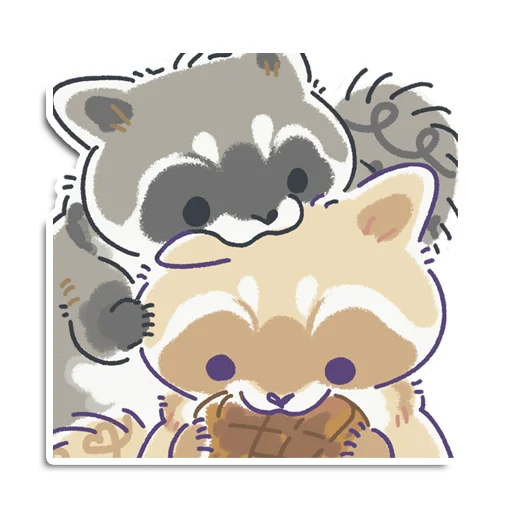 🤗 Стикер «Енотик Йен» для Telegram
