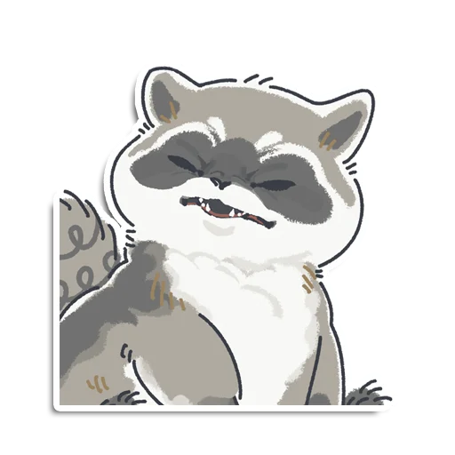 😬 Стикер «Енотик Йен» для Telegram