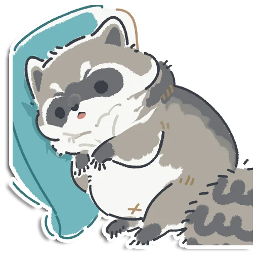 🦝 Стикер «Енотик Йен» для Telegram