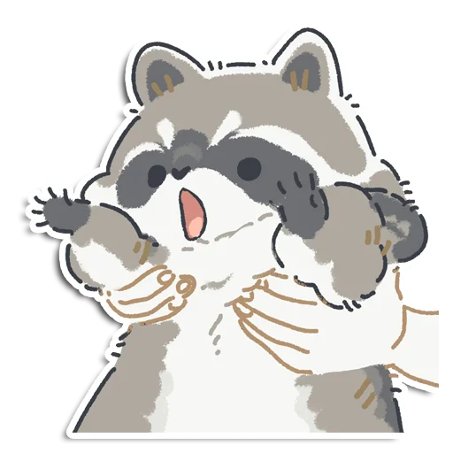 🦝 Стикер «Енотик Йен» для Telegram