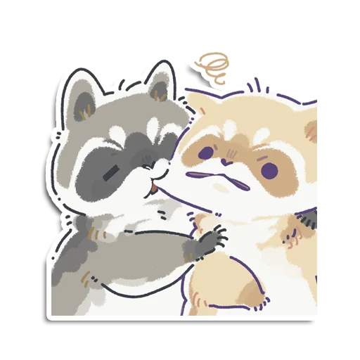 😍 Стикер «Енотик Йен» для Telegram