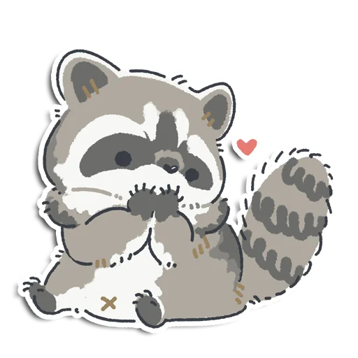 😘 Стикер «Енотик Йен» для Telegram