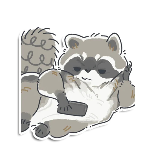 🥴 Стикер «Енотик Йен» для Telegram
