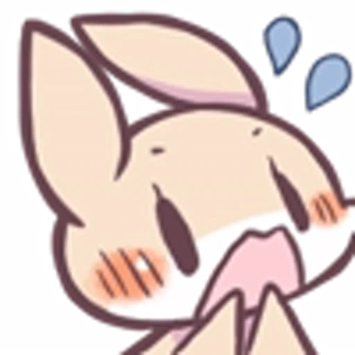 😱 Эмодзи «Raccoon And Rabbit Emoji» для Telegram