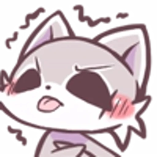 😤 Эмодзи «Raccoon And Rabbit Emoji» для Telegram