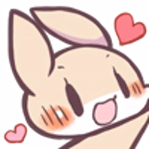 🥰 Эмодзи «Raccoon And Rabbit Emoji» для Telegram