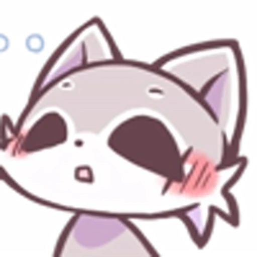 😦 Эмодзи «Raccoon And Rabbit Emoji» для Telegram