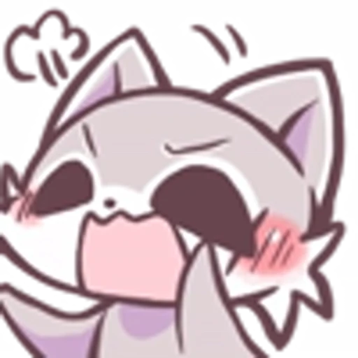 😠 Эмодзи «Raccoon And Rabbit Emoji» для Telegram