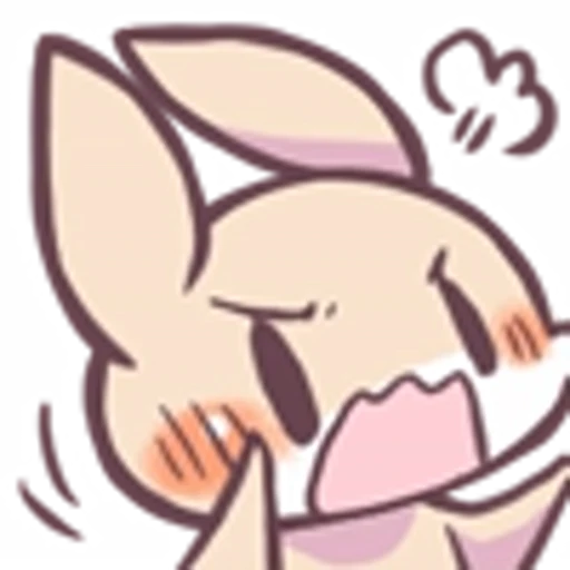 😠 Эмодзи «Raccoon And Rabbit Emoji» для Telegram