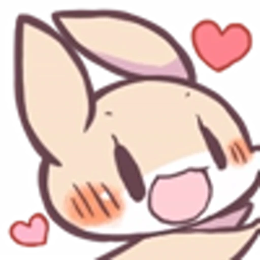 🥰 Эмодзи «Raccoon And Rabbit Emoji» для Telegram