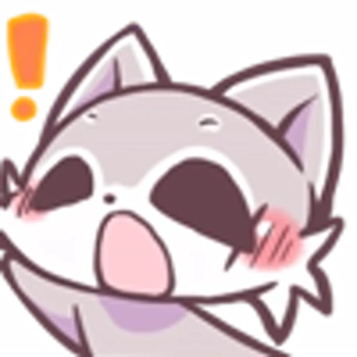 😳 Эмодзи «Raccoon And Rabbit Emoji» для Telegram