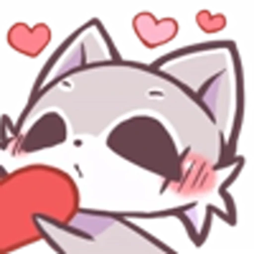 🥰 Эмодзи «Raccoon And Rabbit Emoji» для Telegram
