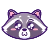 🥹 Эмодзи «енот» для Telegram