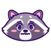 🥺 Эмодзи «енот» для Telegram