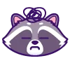 😶‍🌫️ Эмодзи «енот» для Telegram