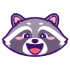 😁 Эмодзи «енот» для Telegram