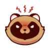 😡 Эмодзи «raccoons» для Telegram