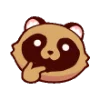 🤔 Эмодзи «raccoons» для Telegram