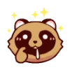 🤤 Эмодзи «raccoons» для Telegram