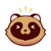 😆 Эмодзи «raccoons» для Telegram