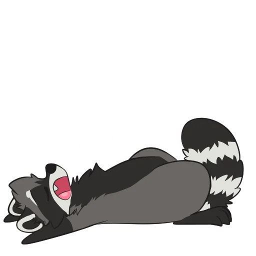 💤 Стикер «Raccoons» для Telegram