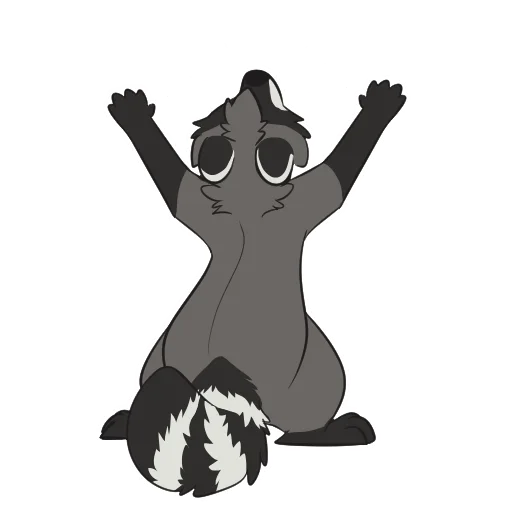🙏 Стикер «Raccoons» для Telegram