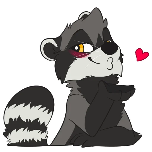 😘 Стикер «Raccoons» для Telegram