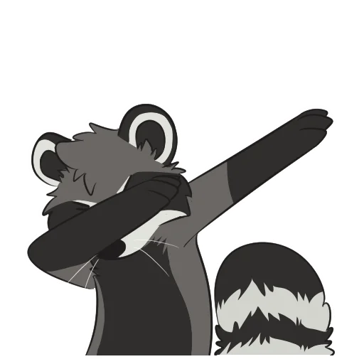 🔥 Стикер «Raccoons» для Telegram