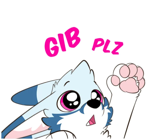 😮 Стикер «Racefox Blue» для Telegram
