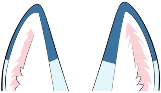 👂 Стикер «Racefox Blue» для Telegram