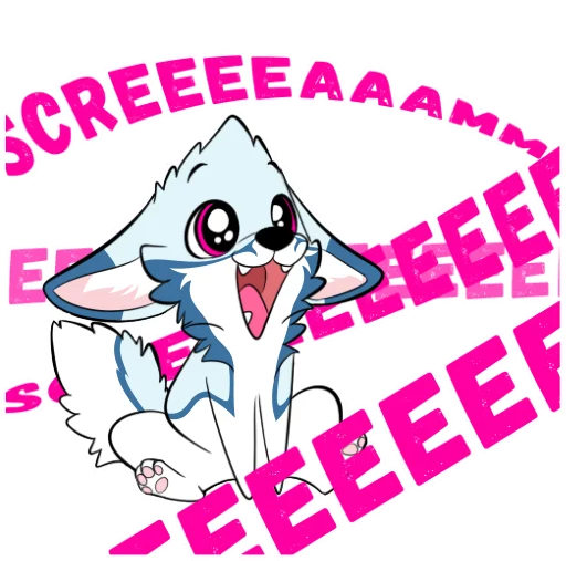 🔉 Стикер «Racefox Blue» для Telegram