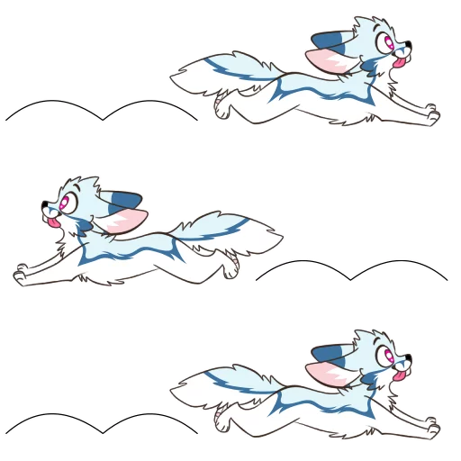 🔋 Стикер «Racefox Blue» для Telegram