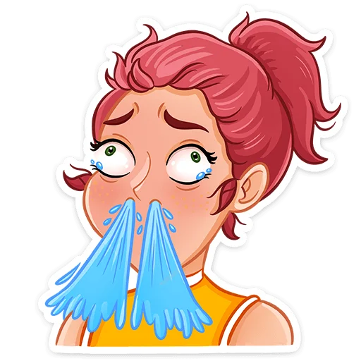 😭 Стикер «Рэйчел» для Telegram