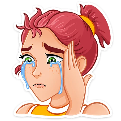 😭 Стикер «Рэйчел» для Telegram