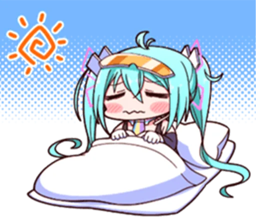 🥱 Стикер «Racing Miku» для Telegram