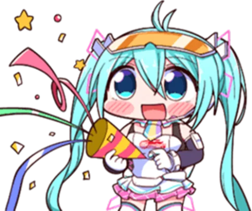 🎉 Стикер «Racing Miku» для Telegram