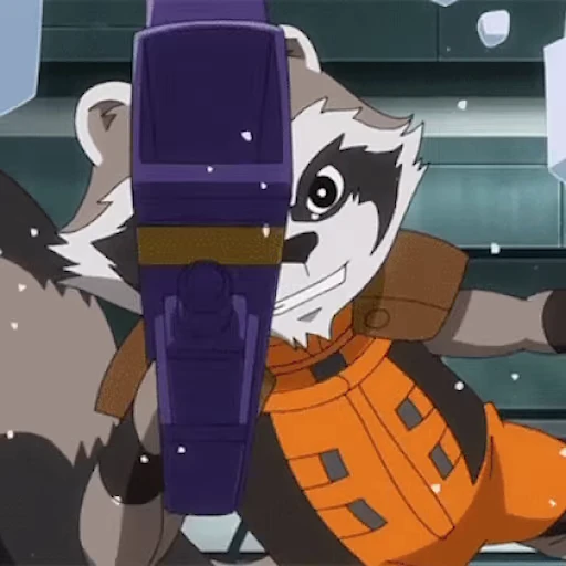 😠 Стикер «Rocket Raccoon» для Telegram