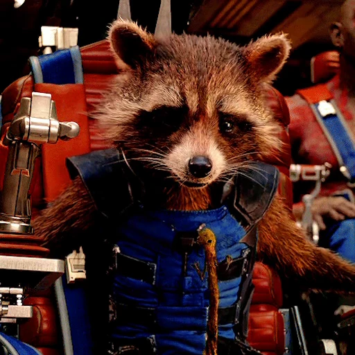 🙁 Стикер «Rocket Raccoon» для Telegram